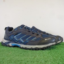 Meindl Boots Size 10 Men's Blue Black Caribe GTX Gore Tex Low Top Hiking Shoes
