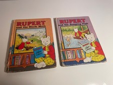 Vintage Rupert The Bear Books Job lot x 2 1977