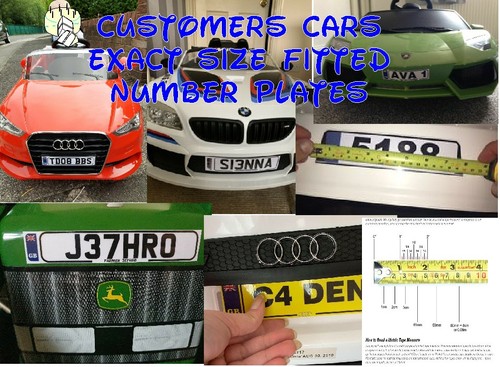 Custom kid number plate - custom,