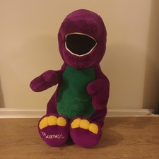 Vintage 1992 large Barney The Purple Dinosaur Plush Stuffed Toy 