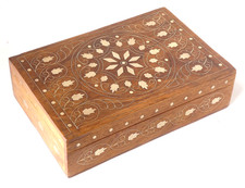 Anglo Indian Wooden Hinged Box