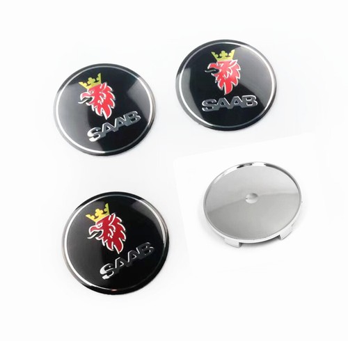 68mm black saab logo car - saab,