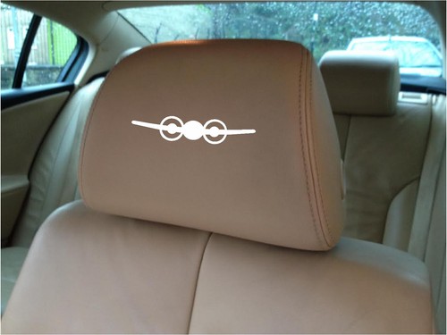Saab bullnose logo car seat - logo,