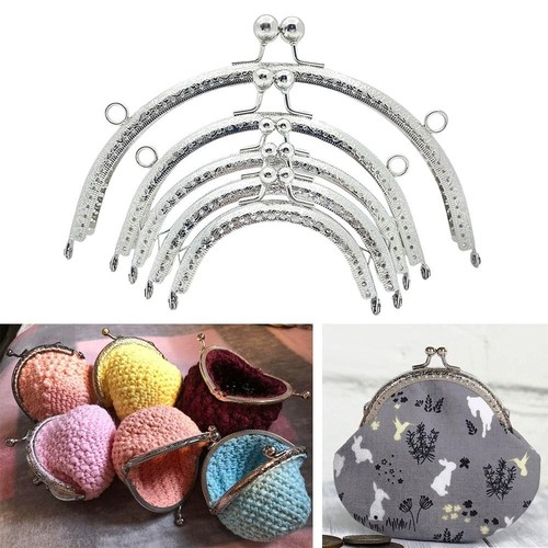 Vintage purse clasp frame bag - purse,