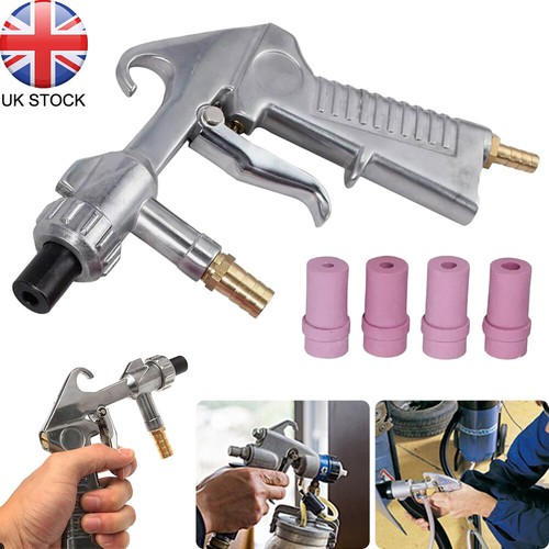 Sand blaster gun blasting grit - sand,