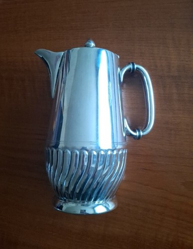 Vintage silver plated tea pot - silver,