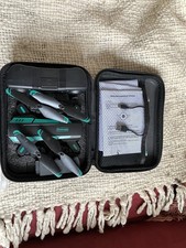 mini drone with camera spare parts and case