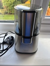 John Lewis Stainless Steel Electric Coffee Grinder 200W 60g Silver