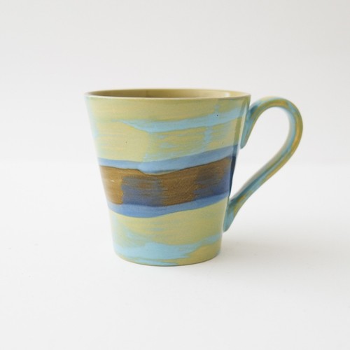 Cornish studio pottery mug - mug,