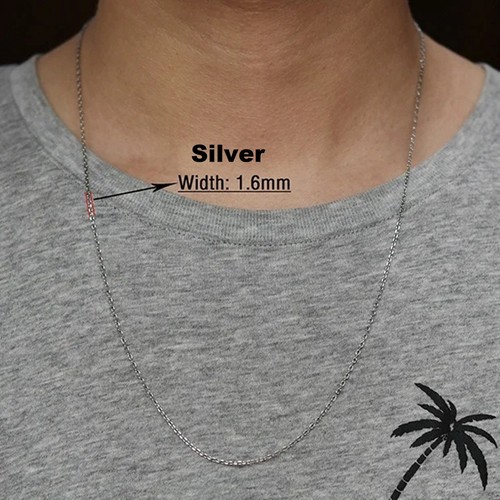 Chains silver gold - , rolo