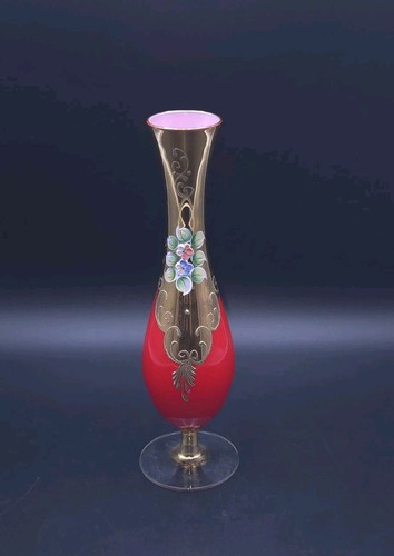 Red bohemian glass - red,