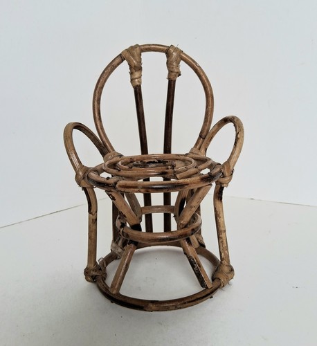 Vintage small wicker - small, chair