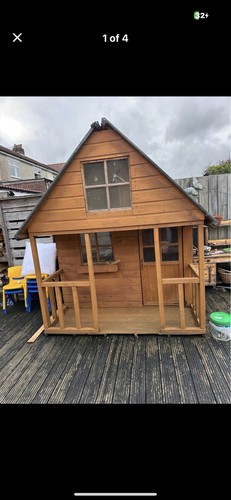 Two storey wooden play house - two,