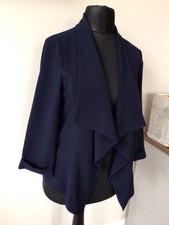 WALLIS NAVY BLUE TEXTURED OPEN