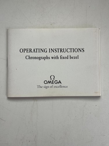 Vintage omega caliber manual - caliber,