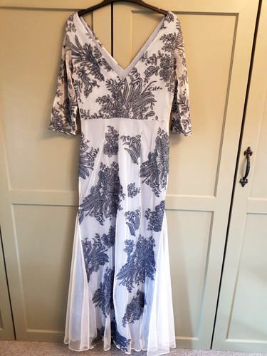 Silk and lace - , blue