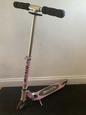 Micro Sprite 2 Wheels Scooter Foldable - Adjustable Handlebar - 5-12Y - Pink