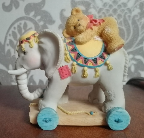Cherished teddies elephant - teddies,