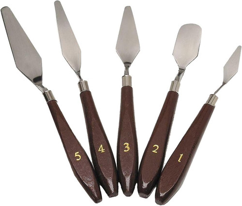 Piece painting knife - 5-piece, set