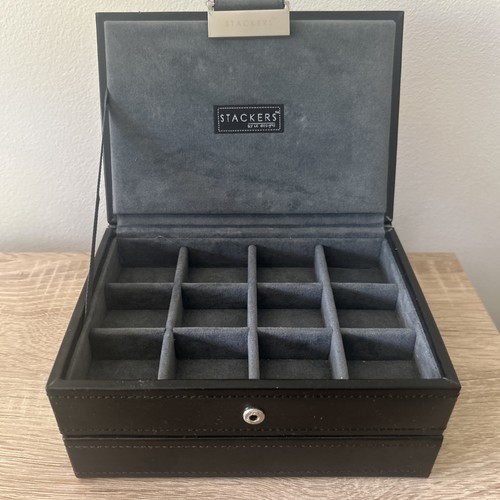 Stackers black leather 2 - ,
