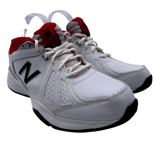 New balance 409 white red - new,
