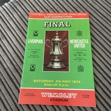 1974 LIVERPOOL V NEWCASTLE UTD