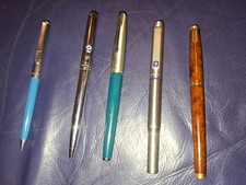 Selection of Vintage Fountain Pens, Ballpoint Pen and Propelling Pencil