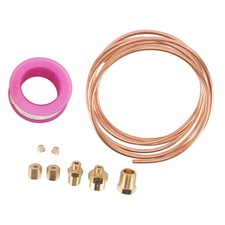 72 Inch Oil Pressure Gauge Tubing Kit Oil Pressure Gauge Brass Tube With 1/8 1/4