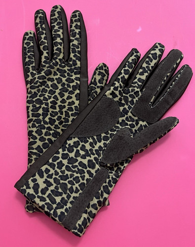 Isotoner leopard gloves fleece - leopard,