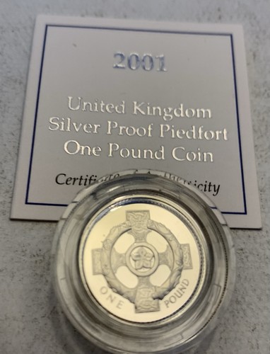 2001 silver proof piedfort - silver,