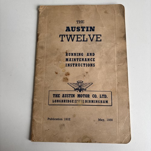 The austin twelve - running, &