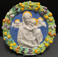 Della Robbia 11" Plaque MARY &