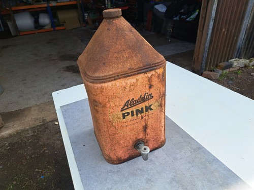 Vintage aladdin pink parafin - aladdin,