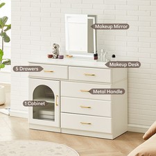 Large Dressing Table with LED