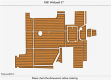 DuraEVA Seadek EVA Foam Boat flooring 1991 Wellcraft ST