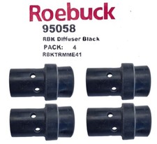 4x Gas DIFFUSER Black ROBUCK Replacement MIG MAG Welding Spare Part 95058