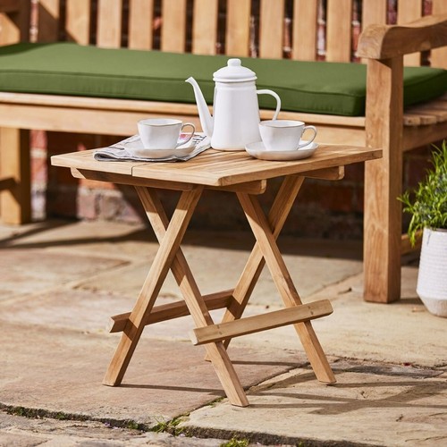 Square teak wooden folding - teak,
