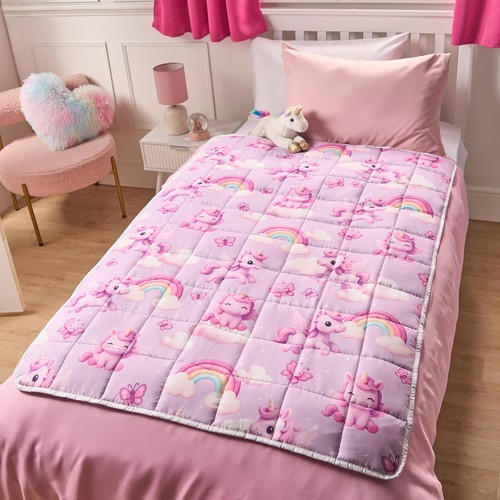 Ohs unicorn weighted blanket - ohs,