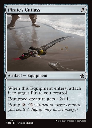 Pirate cutlass foundations - pirate's,