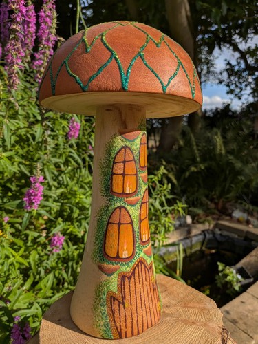 Large whimsical mushroom - large,