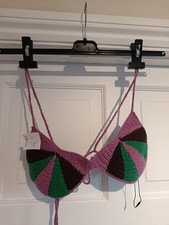 Zara knitted bikini bra top