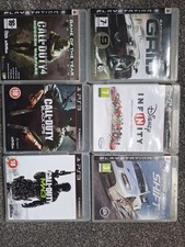 PS3 Games Bundle Call of Duty MW 3 and 4, Grid, Need for Speed Shift Disney infi