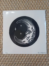 Bumblepunk Crescent Moon Print
