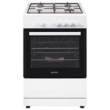 electriQ 60cm Gas Cooker - White EQGC2W60