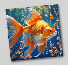 Fridge Magnet Goldfish Classic
