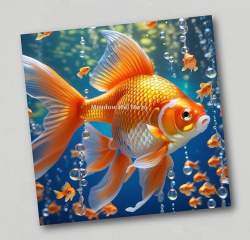 Fridge magnet goldfish classic - magnet,