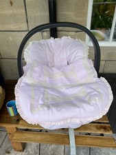 Maxi Cosi Cover Footmuff Pink Broderie Anglaise Embroidery - Immaculate