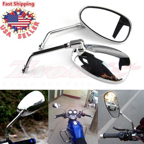 Chrome oval motorcycle - chrome,