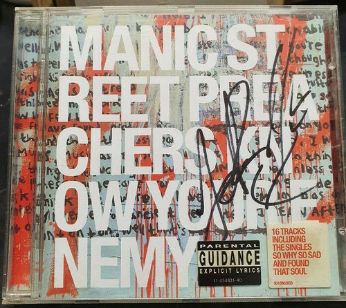 James dean bradfield signed - dean,