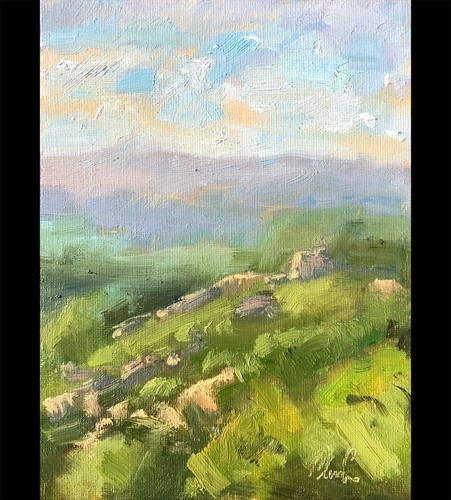 Original pleinair landscape - pleinair,,